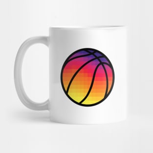 PHX Sunset Basketball - White Mug